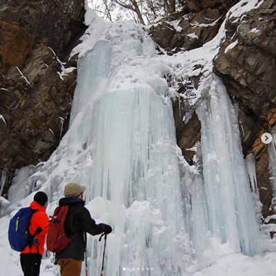 奥鬼怒温泉　八丁の湯　氷瀑